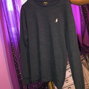 Men’s long sleeve polo